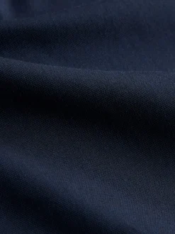 Next Bleu marine - Ajustement régulier - Chemise Oxford à manches courtes Easy Iron Button Down Discount