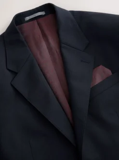 Next Bleu marine - Ajustement régulier - Veste de costume Signature Nova Fides en 100% laine italienne Hot