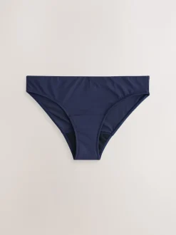 Next Bleu marine - Bas de bikini Period à jambe haute Sale