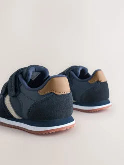 Next Bleu marine - Baskets à deux lanières à fermeture tactile Hot