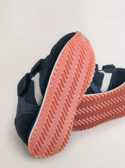 Next Bleu marine - Baskets à deux lanières à fermeture tactile Hot