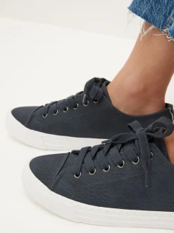 Next Bleu marine - Baskets de baseball vernies Clearance