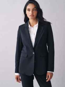Next Bleu marine - Blazer ajusté robuste Sale