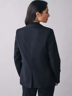Next Bleu marine - Blazer ajusté robuste Sale
