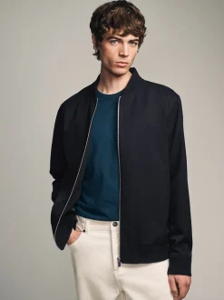 Next - Blouson bomber élégant Bleu marine Outlet