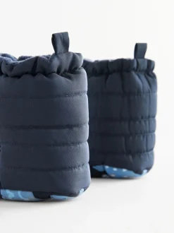 Next Bleu marine - Bottes de neige à fermeture par contact bébé (0-2mois)