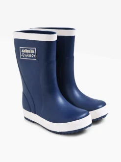 Jojo Maman Bébé Bleu marine - Bottes en caoutchouc à bordures contrastées Discount