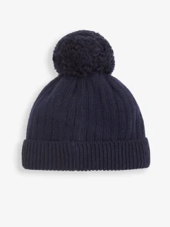 Jojo Maman Bébé Bleu marine - Chapeau côtelé douillet Outlet