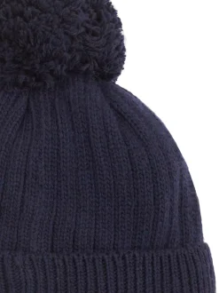 Jojo Maman Bébé Bleu marine - Chapeau côtelé douillet Outlet