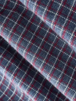 Next - Chemise à manches longues Check Bleu marine New