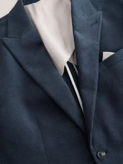 Next Bleu marine - Coupe ajustée Corduroy Costume Veste Best