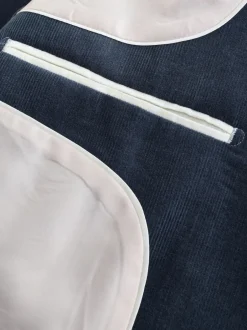 Next Bleu marine - Coupe ajustée Corduroy Costume Veste Best