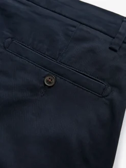 Next Bleu marine - - Short chino stretch Coupe ample Online