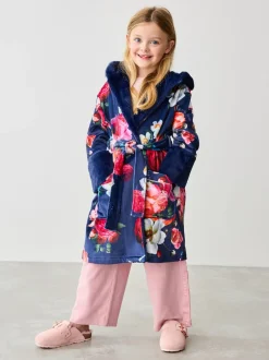 Baker by Ted Baker Bleu marine à fleurs - Peignoir Hot