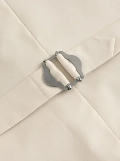 Next Bleu marine - Gilet de costume en laine à chevrons Blend Clearance