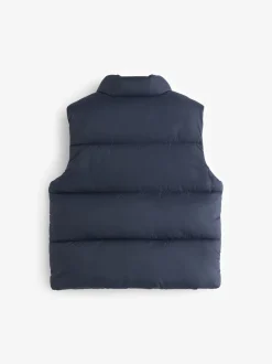 Next - Gilet matelassé (3mths-10yrs) Bleu marine Sale