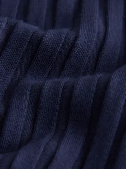 Next Bleu marine - Haut sans manches côtelé boutonné Best