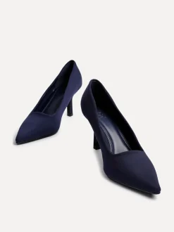 Linzi - Kat Closed Court Stiletto talons Bleu marine Best