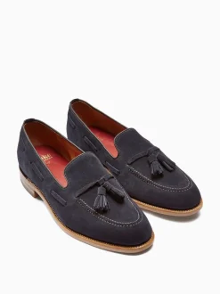 Next Bleu marine - Loake For Mocassins en daim Best