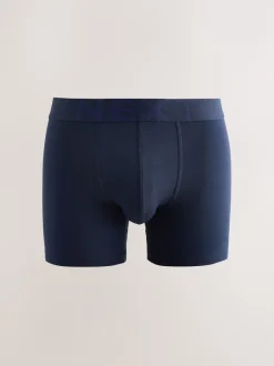 Next Bleu marine - Lot de 5 - Boxer en coton riche Discount