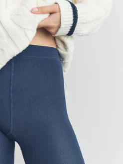 Next Bleu marine - Lot de 1 collants sans pieds thermiques doublés en polaire Sale