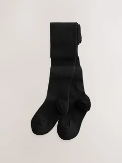 Next Bleu marine - Lot de 5 de collants pour l'école en coton riche