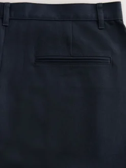 Next Bleu marine - Lot de 2 pantalons intelligents unis sur le devant