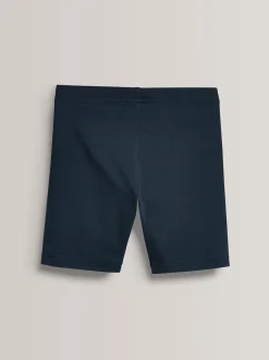 Next Bleu marine - Lot de 2 shorts de vélo extensibles en coton riche (3-16ans) Outlet
