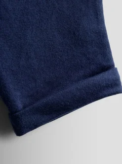 Jojo Maman Bébé Bleu marine - Lot de 2pantalons de jogging à rayures et unis Best