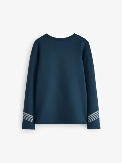 Next Bleu marine - Manches longues Base Layer Top (3-16yrs) Best