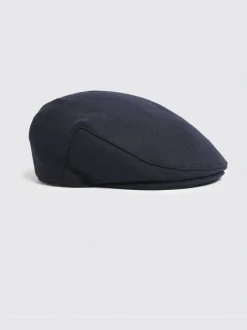 MOSS Bleu marine - Melton Flat Cap Best