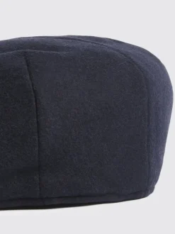 MOSS Bleu marine - Melton Flat Cap Best