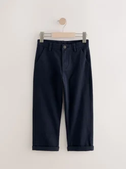 Next Bleu marine - Pantalon chino extensible (3-17ans) Hot
