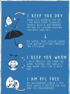 Next Bleu marine - Pantalon imperméable (9mths-10yrs) Hot