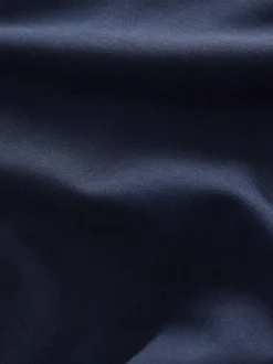 Next Bleu marine - Pantalon large en Ponte avec boutons dorés Outlet