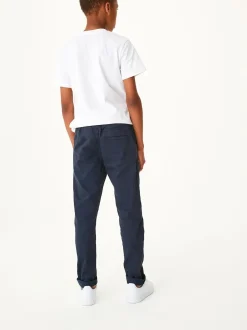 Next Bleu marine - Pantalon Pull-On à Taille Côtelée (3-16ans)