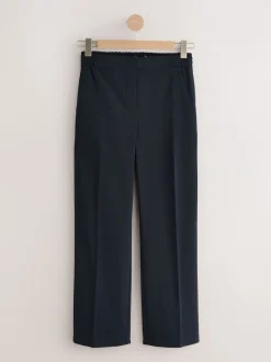 Next Bleu marine - Pantalons Amples habillés en laine Online