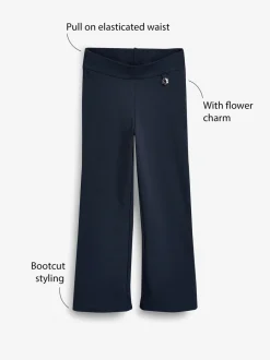 Next Bleu marine - Pantalons d'école extensibles à boutonnières en coton riche (3-16ans) Best