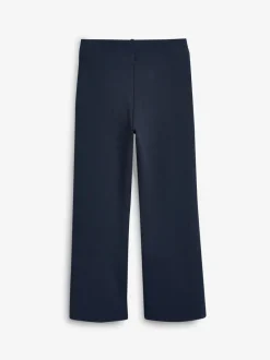 Next Bleu marine - Pantalons d'école extensibles à boutonnières en coton riche (3-16ans) Best