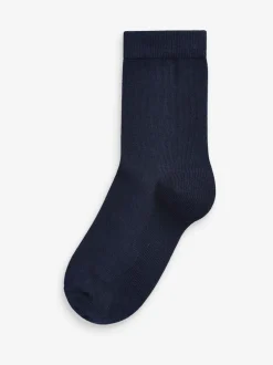 Next Bleu marine - 10{Paquet de chaussettes en coton riche Online