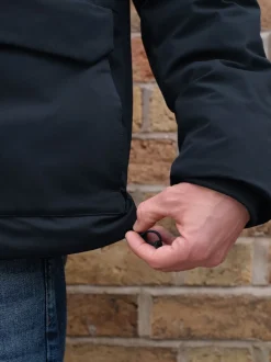 Next Bleu marine - Parka ThermoGen avec doublure en peau de mouton New