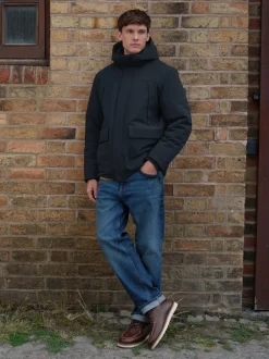 Next Bleu marine - Parka ThermoGen avec doublure en peau de mouton New