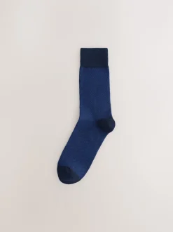 Next Bleu marine - Pattern Smart Socks 5 Pack