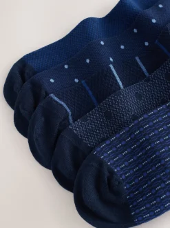Next Bleu marine - Pattern Smart Socks 5 Pack