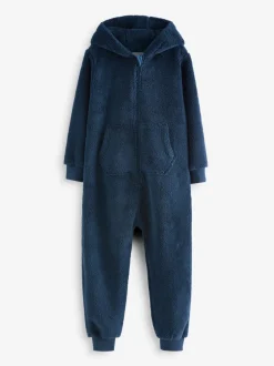 Next Bleu marine - Polaire All-In-One (3-16ans) Clearance