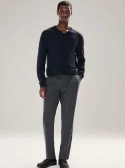 Next Bleu marine - Pull à manches longues riche en coton Online