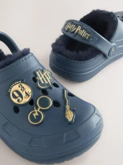 Next Bleu marine - Sabots chaussons doublés chauds Harry Potter Hot