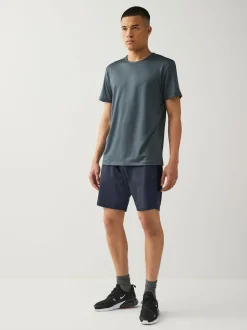 Next Bleu marine - Short de sport Active Training New