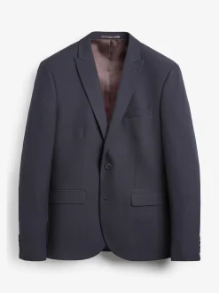 Next Bleu marine - - Veste de costume à deux boutons Skinny Fit (Skinny Fit) New