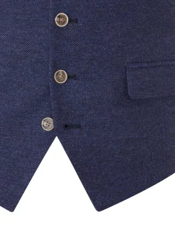 Skopes - Jude Tweed Coupe sur mesure Suit Gilet Bleu marine Hot